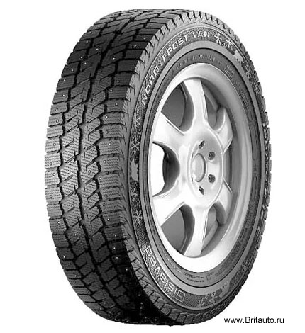 Автомобильная шина Gislaved Nord Frost Van 235/65 R16 115/113R, зимние шины, с шипами