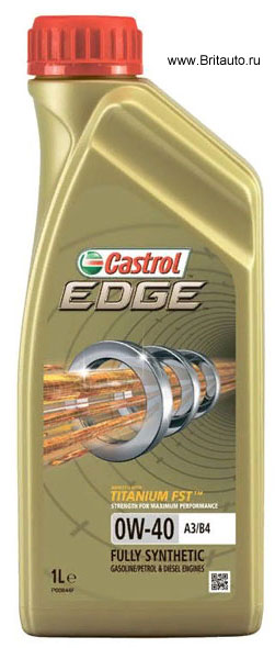 Масло моторное Castrol EDGE Professional Titanium FST 0W-40 A3 - B4,  в расфасовке 1Л