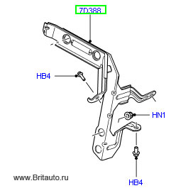 Кронштейн масляного радиатора Range Rover 2002 - 2012