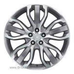 Диск колесный 9,5 x R21, отделка diamond turned finish на range rover 2013 - 2018 и range rover sport 2014 - 2018 (двуцветный, внутренние шлицы черные, внешние - светлые)