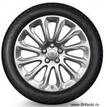 Колесо R20 Range Rover 2013 - 2021, Range Rover Sport 2014 - 2021 в сборе, с диском LR098796 + шина шипы Michelin X-Ice North 2 SUV XL 255/55 R20, с датчиком давления в шине. Правая сборка.