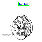 Шестерня впускного распред. вала rr 2002 - 2009, rrs 2005 - 2012, discovery 3,4