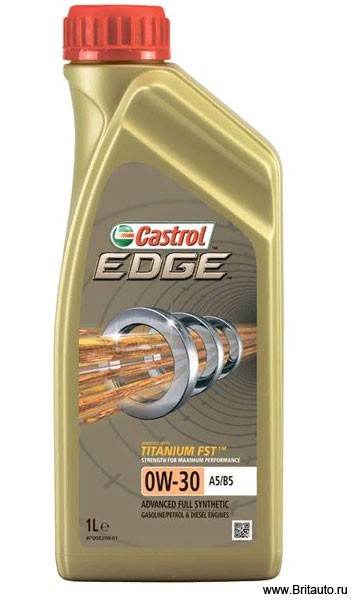 Масло моторное Castrol EDGE Professional Titanium FST 0W-30 A5 / B5, синтетическое, в расфасовке 1Л