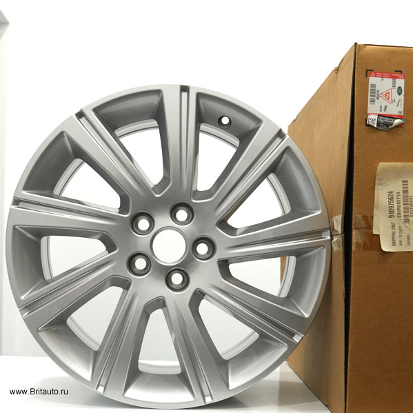 Колесный диск R18 Jaguar E-Pace Scimitar Sparkle Silver. Оригинал Jaguar 100%, в оригинальной коробке. 