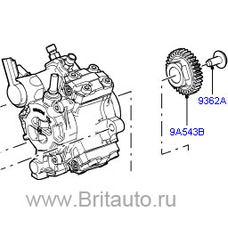 Тнвд range rover sport 2005 - 2012, range rover 2002 - 2013, для 3,6л дизель.