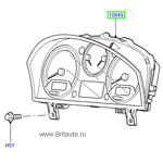 Приборная панель range rover sport 2005 - 2009, км/ч