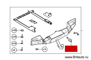 Петля буксировочная Range Rover 2013 - 2022, Range Rover Sport 2014 - 2022