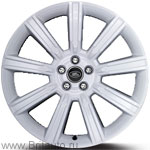 Эксклюзивный кованый диск 8 x R20 Style 901 на Range Rover Evoque и Land Rover Discovery Sport, отделка Fuji White.