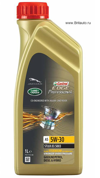 Моторное масло Castrol EDGE Professional A5 5W-30 Titanium FST, синтетическое, в расфасовке 1Л. Без сажевого фильтра DPF.