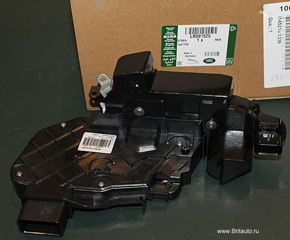 Замок правой передней пассажирской двери Range Rover Evoque 2012 - 2018, Range Rover Sport 2010 - 2013, Land Rover Discovery 4, пассивный бесключевой вход - запуск, c двойной блокировкой. Оригинал Land Rover, в оригинальной упаковке.