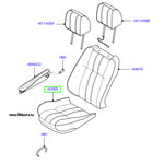 Обивка подушки сиденья переднего Arabika / Ivory на Range Rover 2010 - 2012