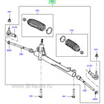 Рулевая рейка Land Rover Freelander 2