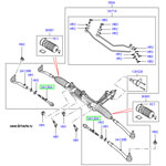Тяга рулевая range rover 2002 - 2012