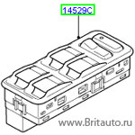 Блок управления на передней левой (водительской) двери lr discovery iii и range rover spoer 2005 - 2010