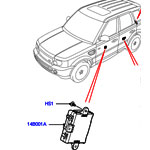 Range rover sport: блок управления, передний, дверь пасажира