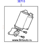 Исполнительное устройство электродвигателя механизма наклона рулевого колеса, Range Rover 2002 - 2009, только для рулевых колонок с функциями запоминания.