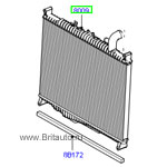 Радиатор охлаждения двигателя основной LR Discovery 3, 4 и RRS 2005 - 2013