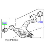 Втулка передняя нижнего рычага передней подвески LR Discovery 3, 4 и Range Rover Sport 2005 - 2009