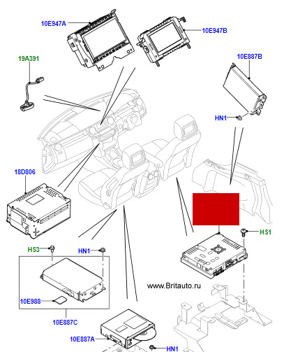 Телевизионный тюнер Land Rover Discovery 4