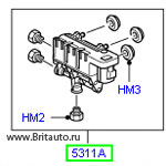 Блок клапанов пневмоподвески передний Range Rover 2002 - 2012. Оригинал Land Rover, в оригинальной упаковке. 