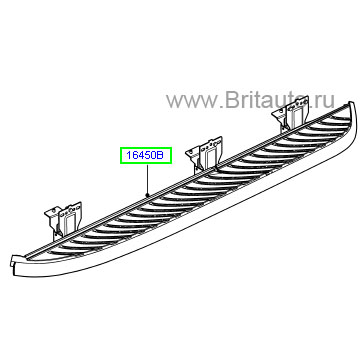 Подножка (ступенька) правая land rover freelander