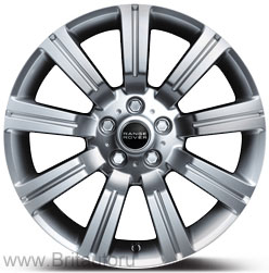 Колесный диск 9,5" x 20" range rover sport 2010 - 2013, отделка titan silver