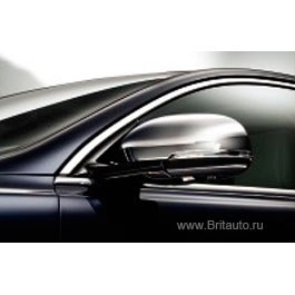 Колпак зеркала заднего вида правый Jaguar XJ 2010 - 2020, Jaguar XF 2009 - 2015 и Jaguar XE, Chrome, до VIN: V90865 