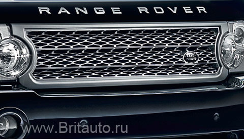 Решетка радиатора Range Rover 2002 - 2009, цвет: Brunel, с эффектом металлик, на 4,2 Supercharged