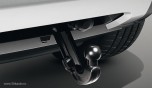 Заглушка заднего бампера для буксировочного устройства с электроприводом раскрывания Range Rover Sport 2014 - 2017, с отделкой Atlas (Indus Silver)