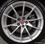 Диск колесный Jaguar F-Type 9J х R18, задний, модель: Lightweight, цвет: Sparkle Silver