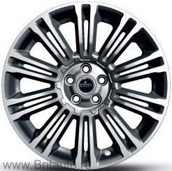 Диск колесный r19, 10 сдвоенных спиц, цвет: silver, pcd 5х108, на range rover evoque и lr freelander