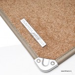 Комплект велюровых ковров Premium из 4-х штук для range rover 2010 - 2012. цвет: SAND (песочный)
