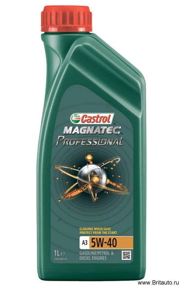 Масло моторное Castrol Magnatec Professional A3 5W-40, в расфасовке 1Л.