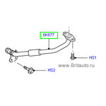 Трубопровод масляный отводящий lr discovery 3,4 и rrs 2005 - 2013