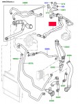 Патрубок охлаждения Range Rover 2009, Range Rover Sport 2009