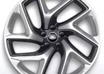 Колесный диск R22 Range Rover Sport 2023 - 2024 и Range Rover 2022 - 2024, Style 5131, двуцветный, цвет: Titan Silver and Dark Grey Gloss (светлый титан с тёмно-серой отделкой).