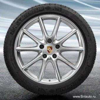 Комплект колес в сборе R20 Porsche Cayenne E3, резина Michelin 275/45 R20 110V - передние, 305/40 R20 112V - задние.