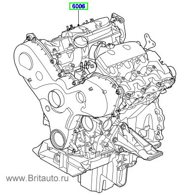 Двигатель 3,0Л Дизель lr discovery 3, 4 и range rover sport 2005 - 2013