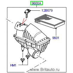 Воздухоочиститель правый lr doscovery 3, 4 и range rover spoer 2005 - 2013