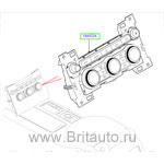 Панель приборов - шиток управления отопителем в сборе, на range rover 2013 all new и rrs 2014 all new