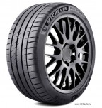 Автомобильная шина MICHELIN Pilot Sport 4 245/40 ZR17 95Y XL, летняя, индекс скорости Z - свыше 300 км.ч.