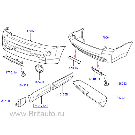 Range rover sport 2010 - 2012 молдинг правой передней двери, загрунтованный