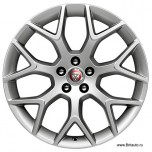 Колесный диск Jaguar F-Type 8,5 x R19, модель: Centrifuge Silver (светлый). Передний.