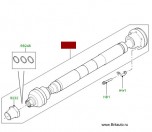 Карданный вал - передняя полуось в сборе Range Rover 2013 - 2019 и Range Rover Sport 2014 - 2019