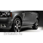 Комплект молдингов - накладок на пороги на range rover 2010 - 2012