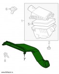 Трубка впуска воздуха Jaguar Xf 2009 - 2015