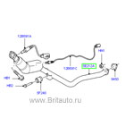 Нисходящий правый трубопровод, катализатор/нейтрализатор, на lr discovery 3,4 и range rover sport 2005 - 2013