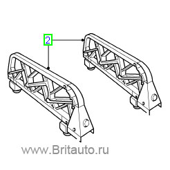 Багажник для лыж range rover my от 1995м.г.