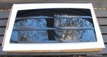 Жабра (решетка воздухозаборника) на двери правой передней Range Rover 2013 - 2017, цвет: Santorini Black (черная).
