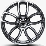 Колесный диск R22 Kahn 600LE Range Rover Evoque, Range Rover Velar, Land Rover Discovery Sport, цвет: Diamod Cut on Dark Shadow (светлый затемненный, с полированными шлицами).